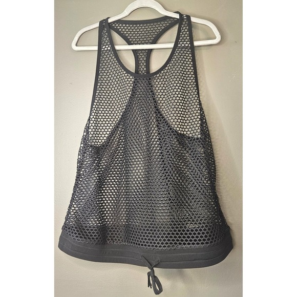 Fabletics‎ Fishnet Black Razorback Tank Top Workout 2XL - Picture 3 of 8